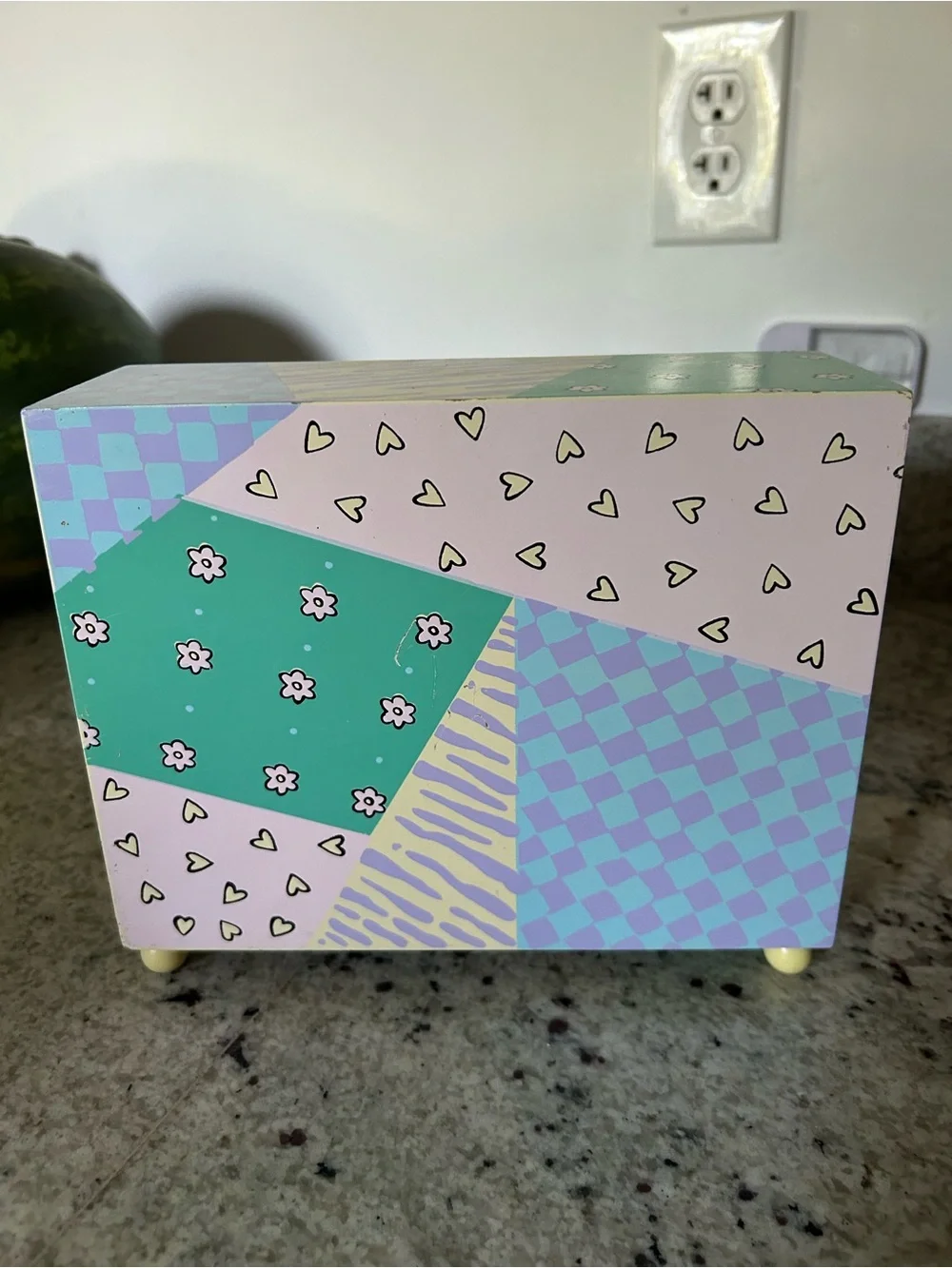 Y2K Pastel Heart Jewelry Organizer Box